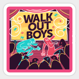 Walk Out Boys Sticker